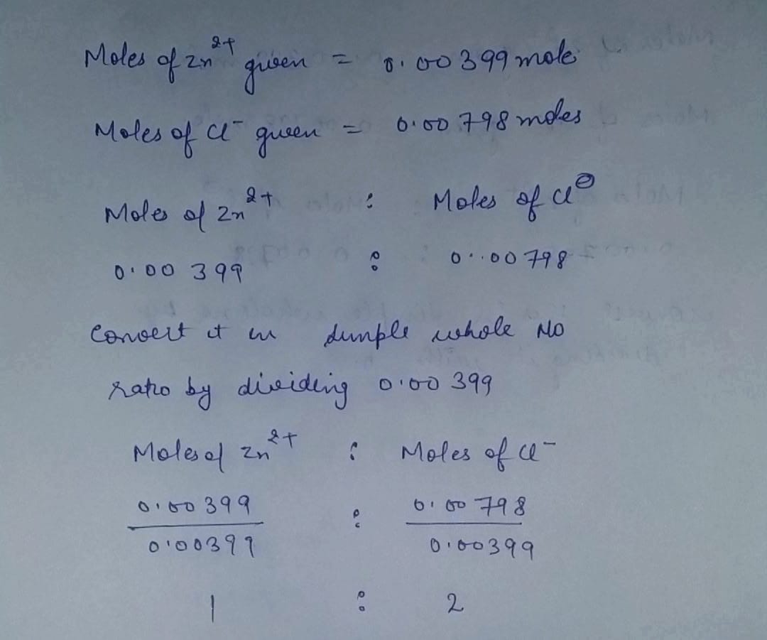 Chemistry homework question answer, step 1, image 1